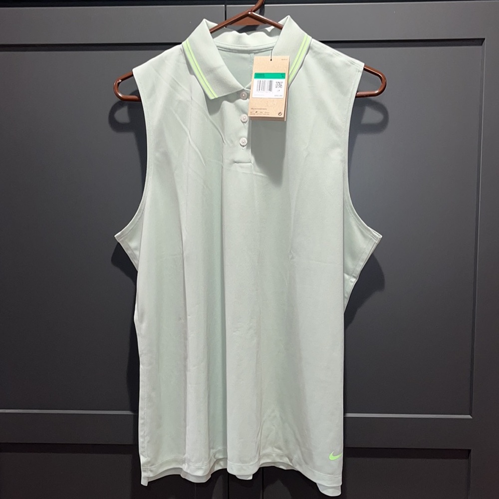 NIKE Victory Dri-FIT WOMENS Sleeveless Polo - Picture 5 of 5